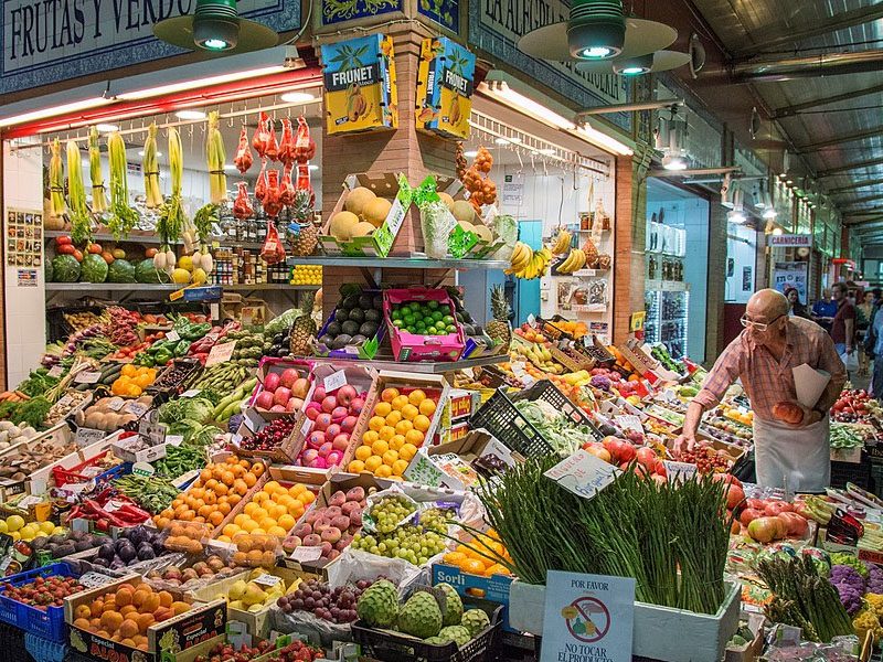 Principais mercados de Sevilha