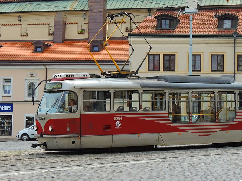 Meios de transporte mais usado em Praga