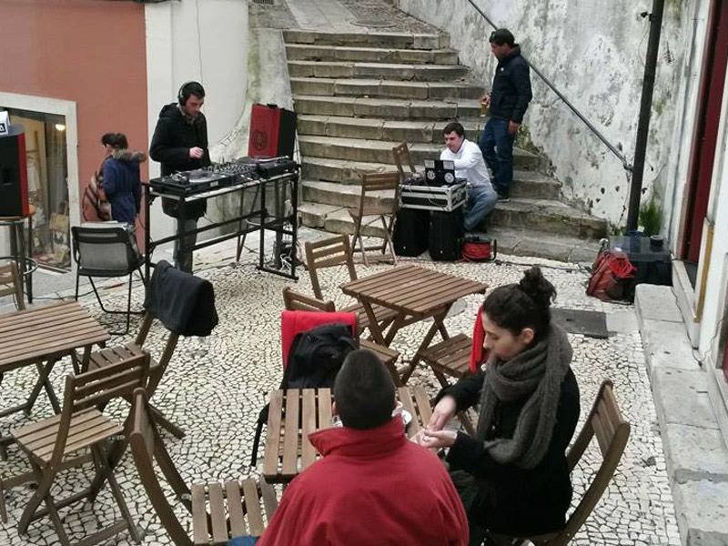 Bares no centro histórico de Coimbra